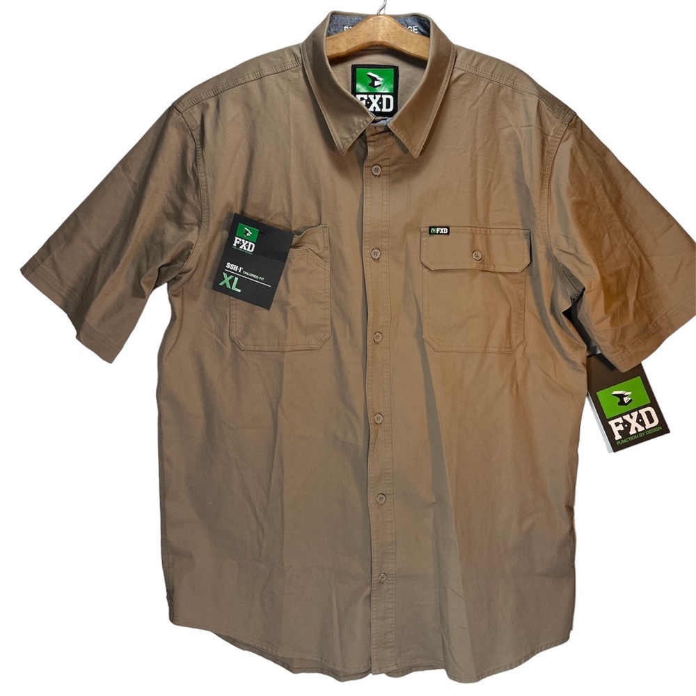 FXD FUNCTION BY DESIGN SSH-1 Men’s Tailored Fit Work Shirt X-LARGE UPF 5…